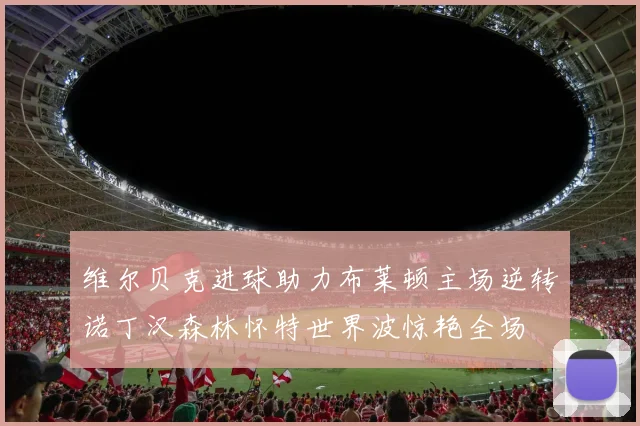 维尔贝克进球助力布莱顿主场逆转诺丁汉森林怀特世界波惊艳全场